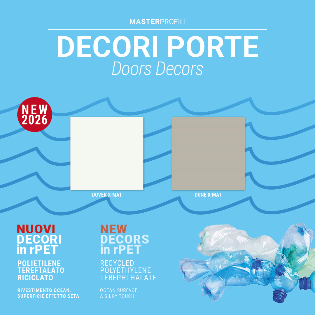 New door finishes 2026: rPET and laminates