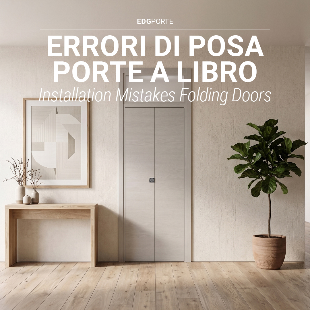 Folding doors: 4 common mistakes still made too often
