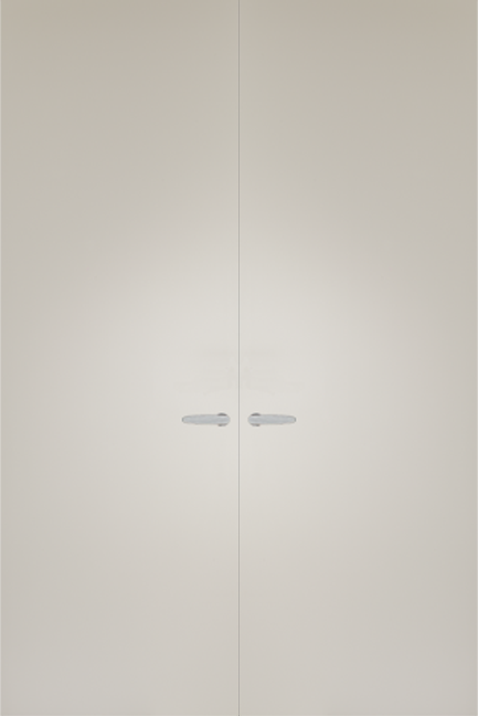 Double-leaf, Solid Hinged Door