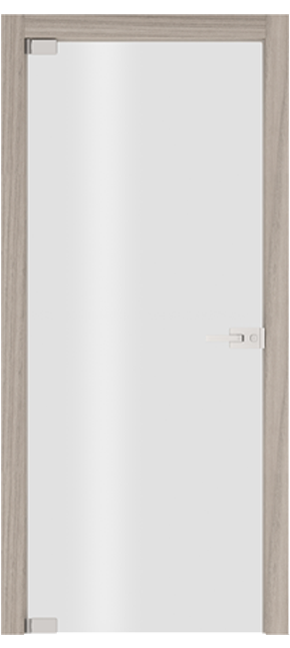 Single-leaf, Full Glass Hinged Door