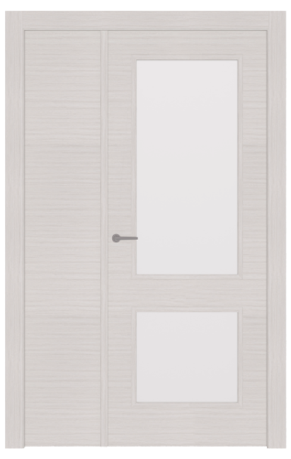 Double-leaf, Hinged Door with 2 vision panel