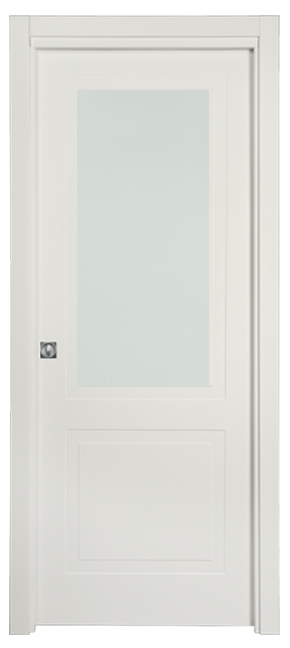 Single-leaf, Pocket Sliding Door with glass DIS103